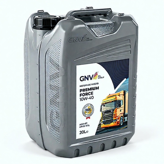 Моторное масло GNV Premium Force, 10W-40, 20 л, синтетика