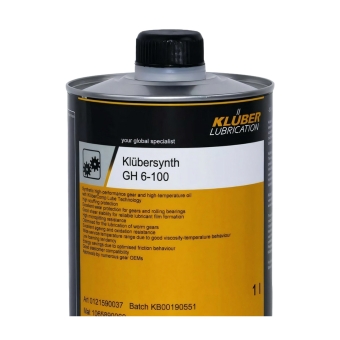 Редукторное масло Kluber Klubersynth GH 6 ISO 100, 1 л, синтетика