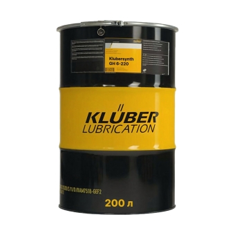 Редукторное масло KLUBER Klubersynth ISO VG: 220, 200 л, синтетика