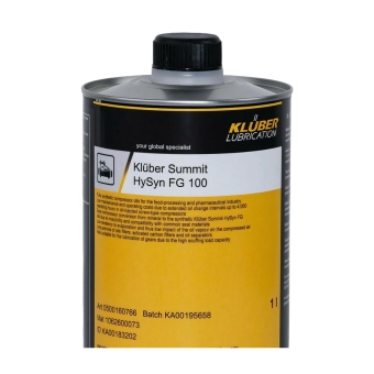Компрессорное масло Kluber Summit HySyn FG ISO 100, 1 л, синтетика