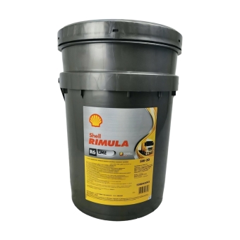 Дизельное моторное масло Shell Rimula R6 ME 5W-30, 20 л, синтетика