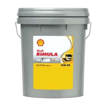 Дизельное моторное масло SHELL Rimula 15W-40, 20 л, минеральное