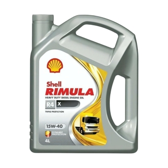 Дизельное моторное масло SHELL Rimula 15W-40, 4 л, минеральное