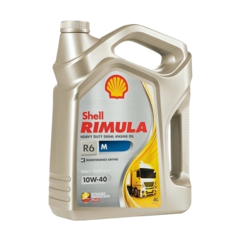 Дизельное моторное масло SHELL Rimula 10W-40, 4 л, синтетика