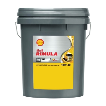 Дизельное моторное масло Shell Rimula R6 MS 10W-40, 20 л, синтетика