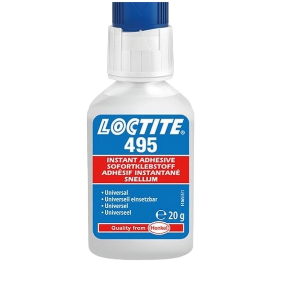Loctite 495, 20 мл - Высокопрочный секундный клей для точных соединений