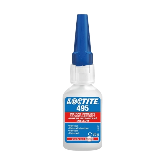 Loctite 495, 20 мл - Высокопрочный секундный клей для точных соединений