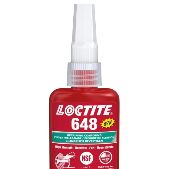 Loctite 648, 50 мл - Высокопрочный фиксатор резьбы и цилиндров