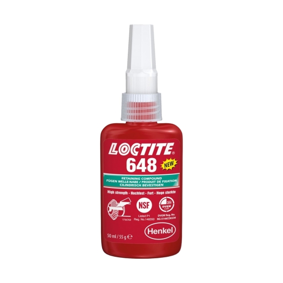 Loctite 648, 50 мл - Высокопрочный фиксатор резьбы и цилиндров
