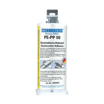 Структурный акриловый клей WEICON Easy-Mix PE-PP, 50 мл