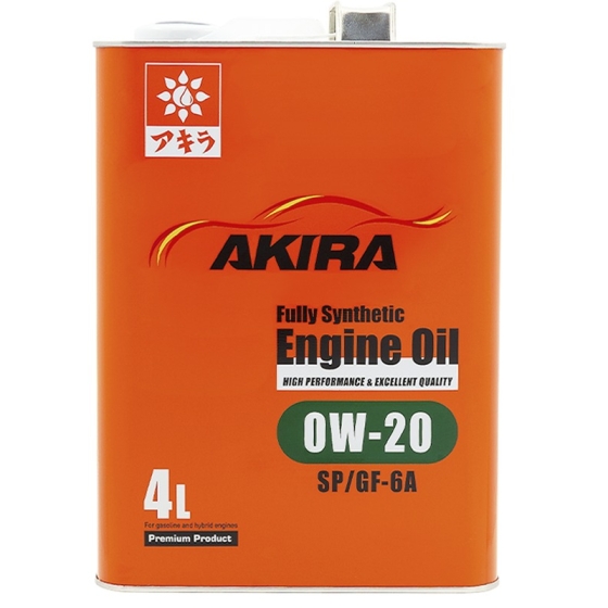 Моторное масло AKIRA Engine Oil FS 0W-20, 1 л, синтетика