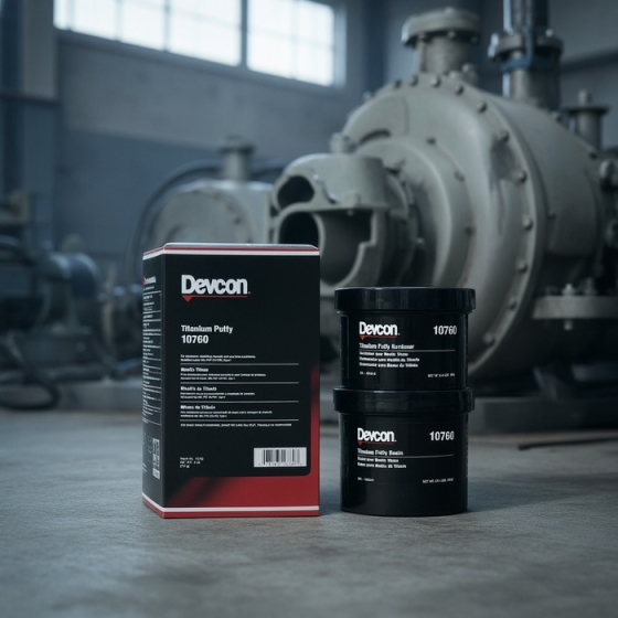 Devcon Titanium Putty (Ti) 10760, 500 г - Высокопрочный ремонтный состав