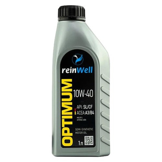 Моторное масло ReinWell A3/B4, 10W-40, 1 л, полусинтетика