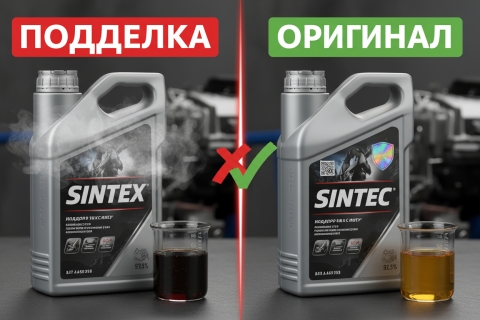 Как проверить масло Sintec на подлинность и отличить оригинал от подделки