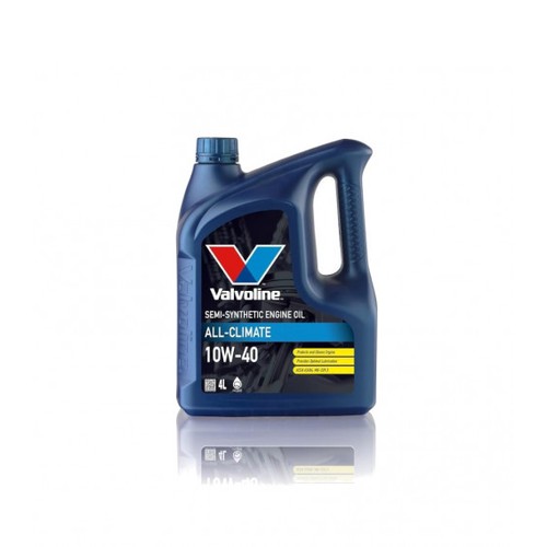 Моторное масло Valvoline All-Climate 10W-40, 4 л, минеральное