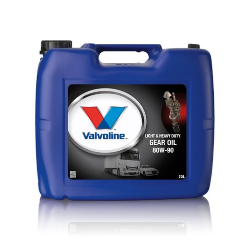 Трансмиссионное масло Valvoline Light & Heavy Duty Gear Oil 80W-90, 20 л, минеральное