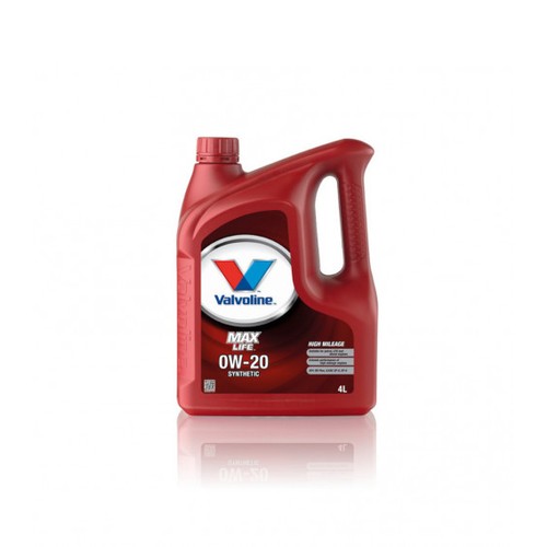 Моторное масло Valvoline MaxLife 0W-20, 4 л, синтетика
