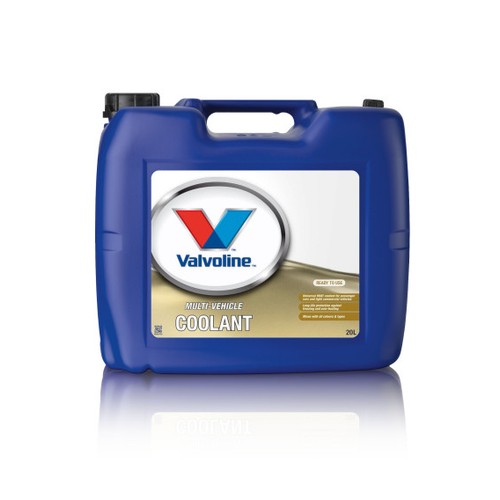 Охлаждающая жидкость Valvoline Multi-Vehicle Yellow Coolant Ready To Use, 20 л, минеральная