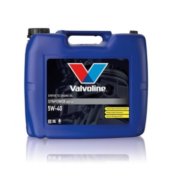 Моторное масло Valvoline SynPower MST C3 5W-40, 20 л, синтетика