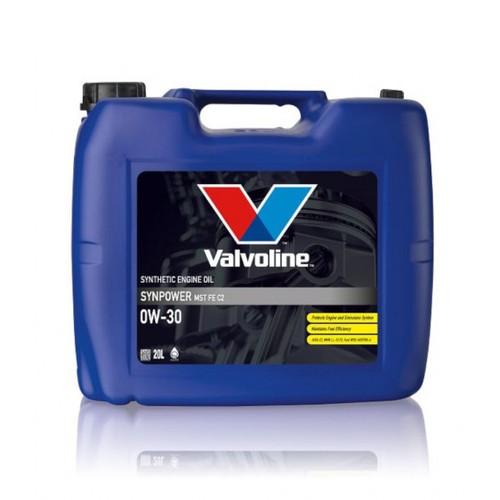 Моторное масло Valvoline SynPower MST FE C2 0W-30, 20 л, синтетика