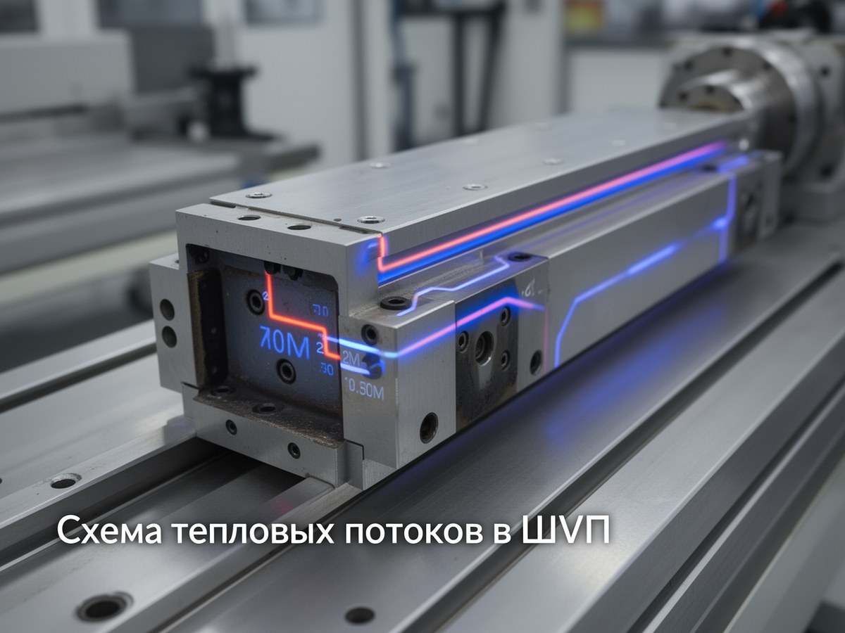 Схема тепловых потоков в ШВП