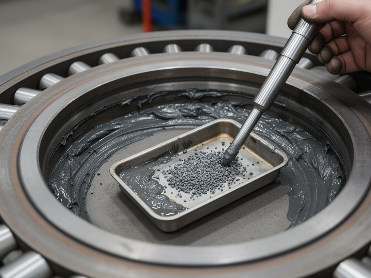 Отбор пробы смазки ОПУ для диагностики