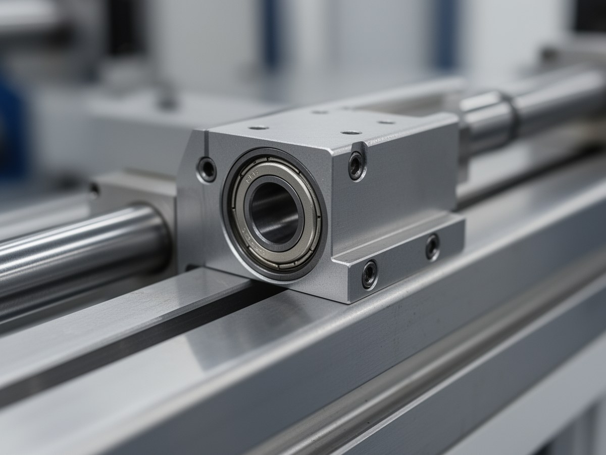 Линейная шариковая направляющая (каретка и рельс)