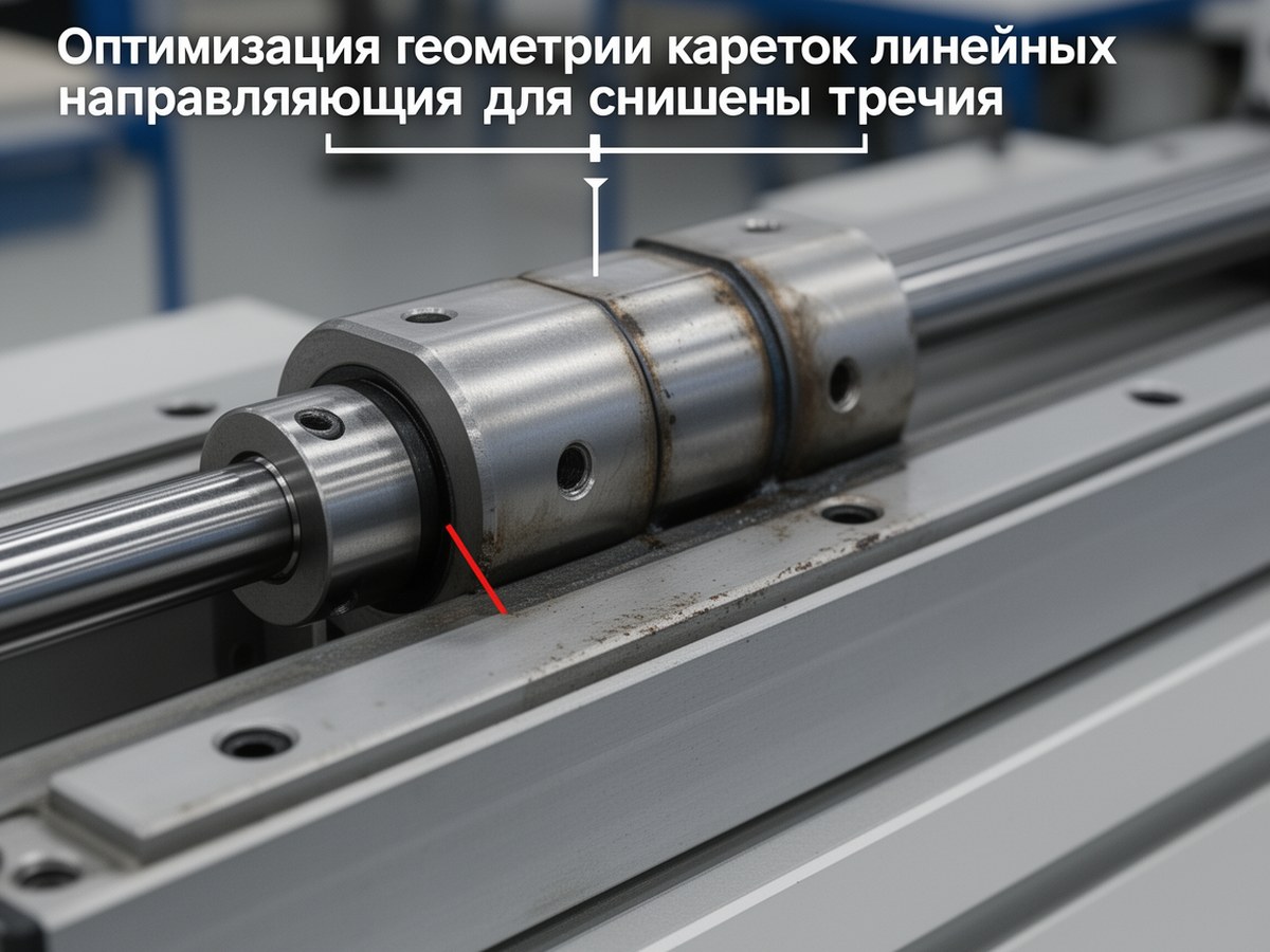 Схема составляющих сопротивления движения каретки