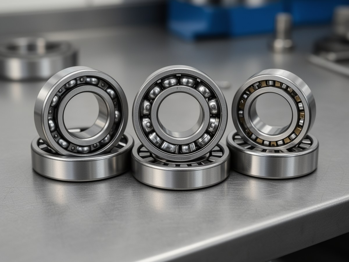 Сравнение разных типов подшипников качения на верстаке