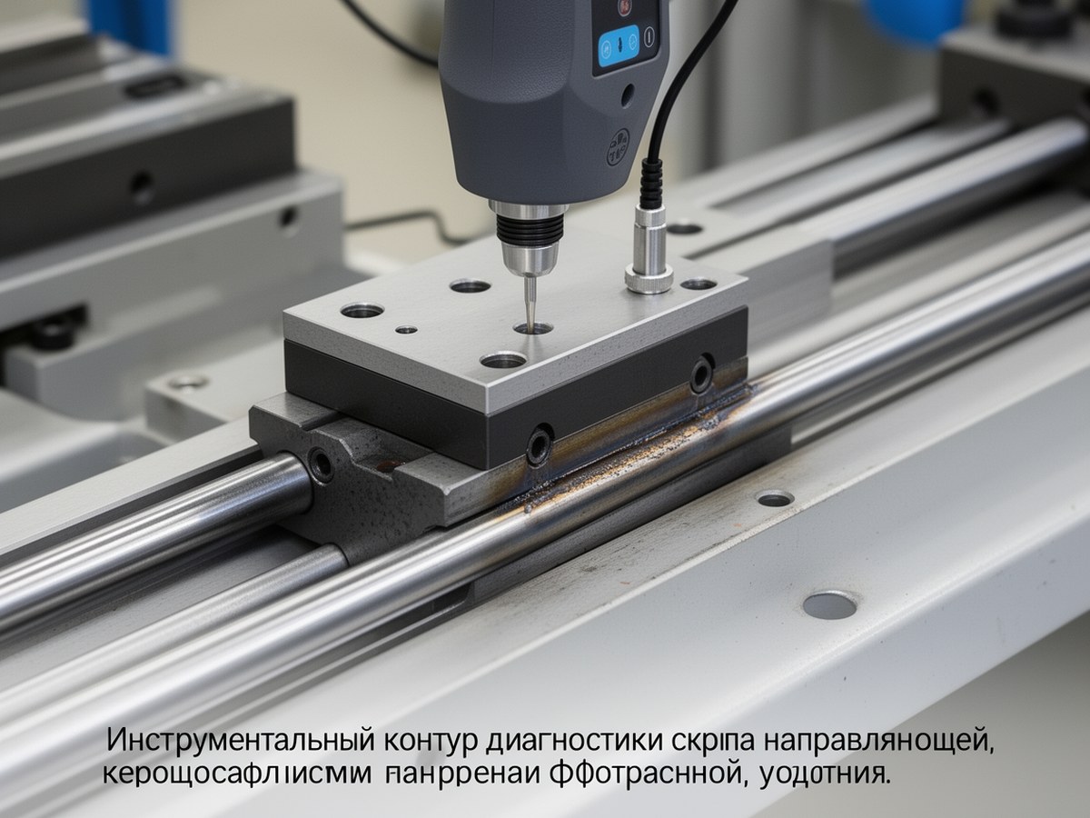 Инструментальный контур диагностики скрипа направляющей