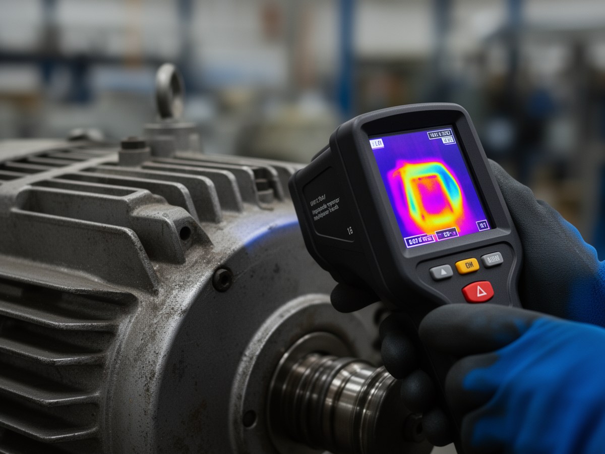 Инфракрасная термография при диагностике электродвигателя