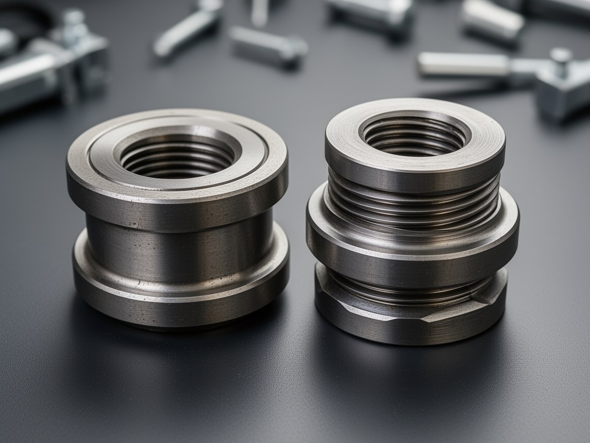 Сравнение одинарной и двойной гайки ШВП