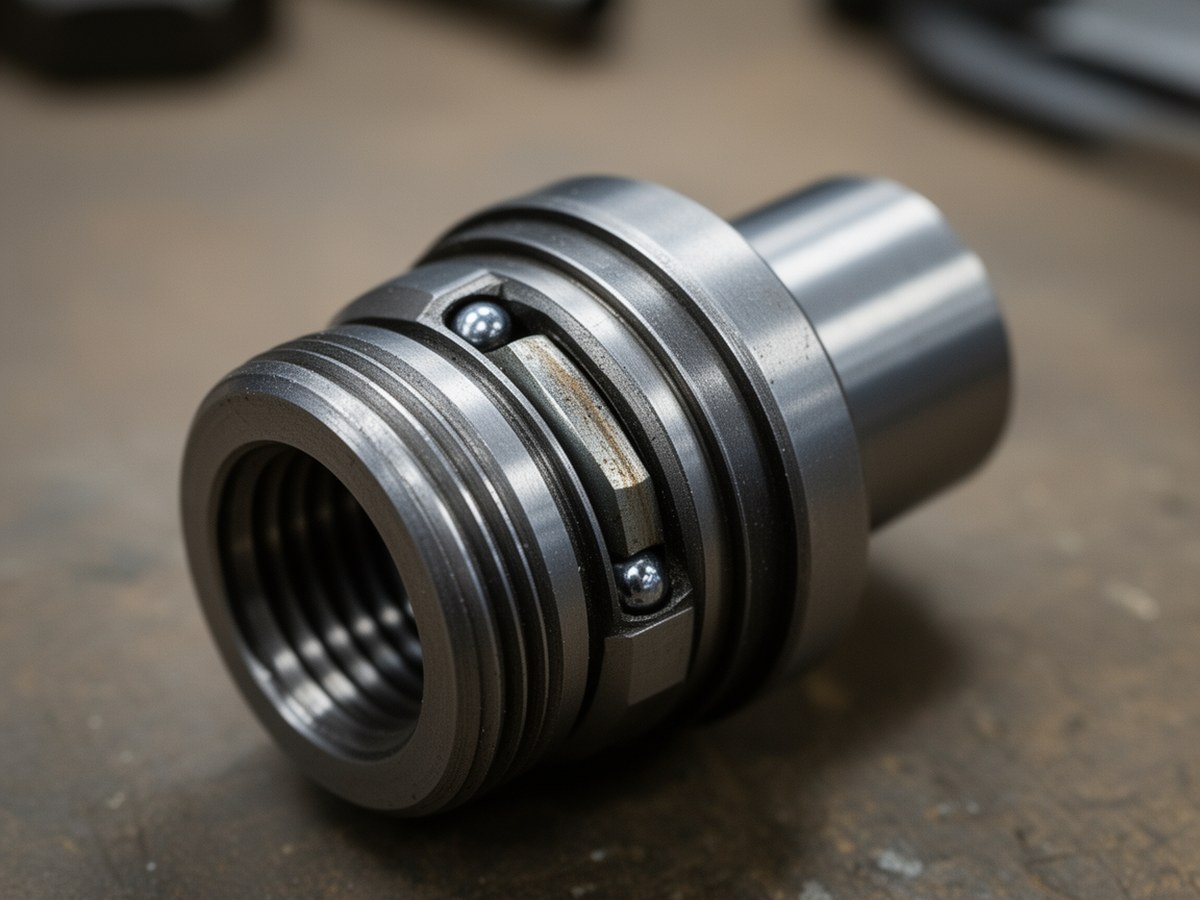 Деталь гайки ШВП с каналом рециркуляции