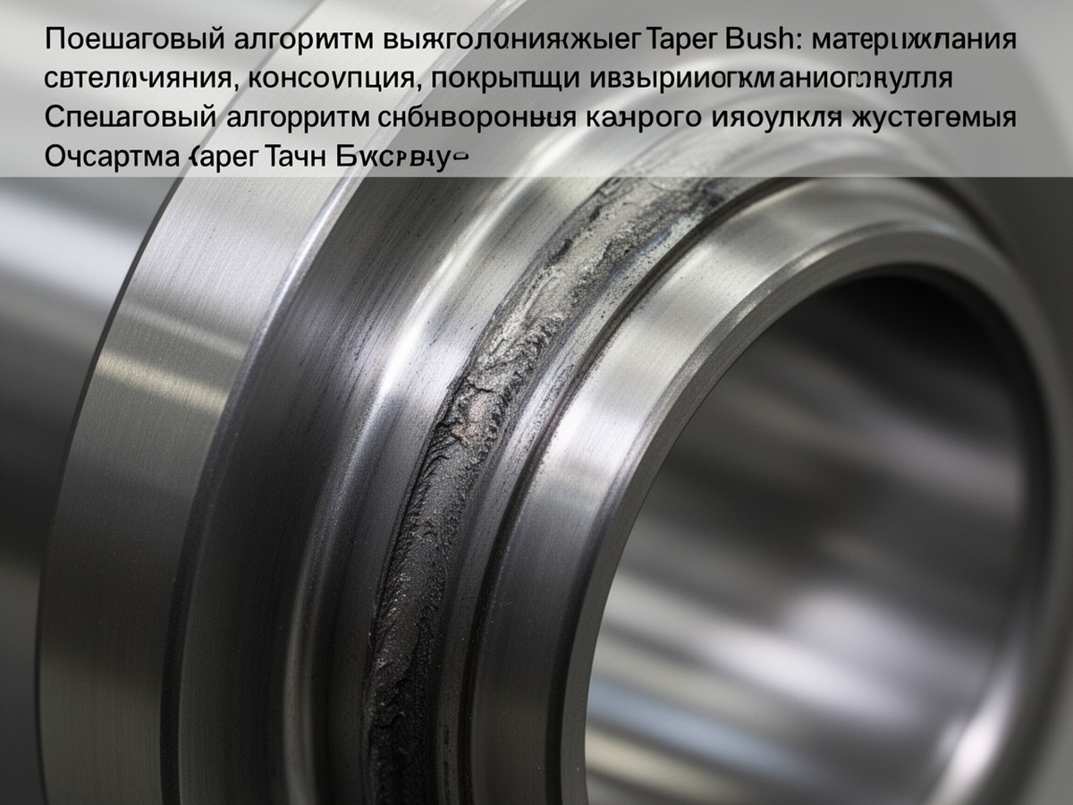 Пошаговый алгоритм выбора специального исполнения втулки Taper Bush