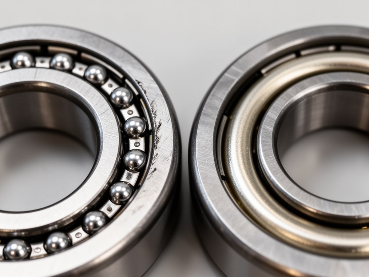 Сравнение шарикового и роликового упорных подшипников