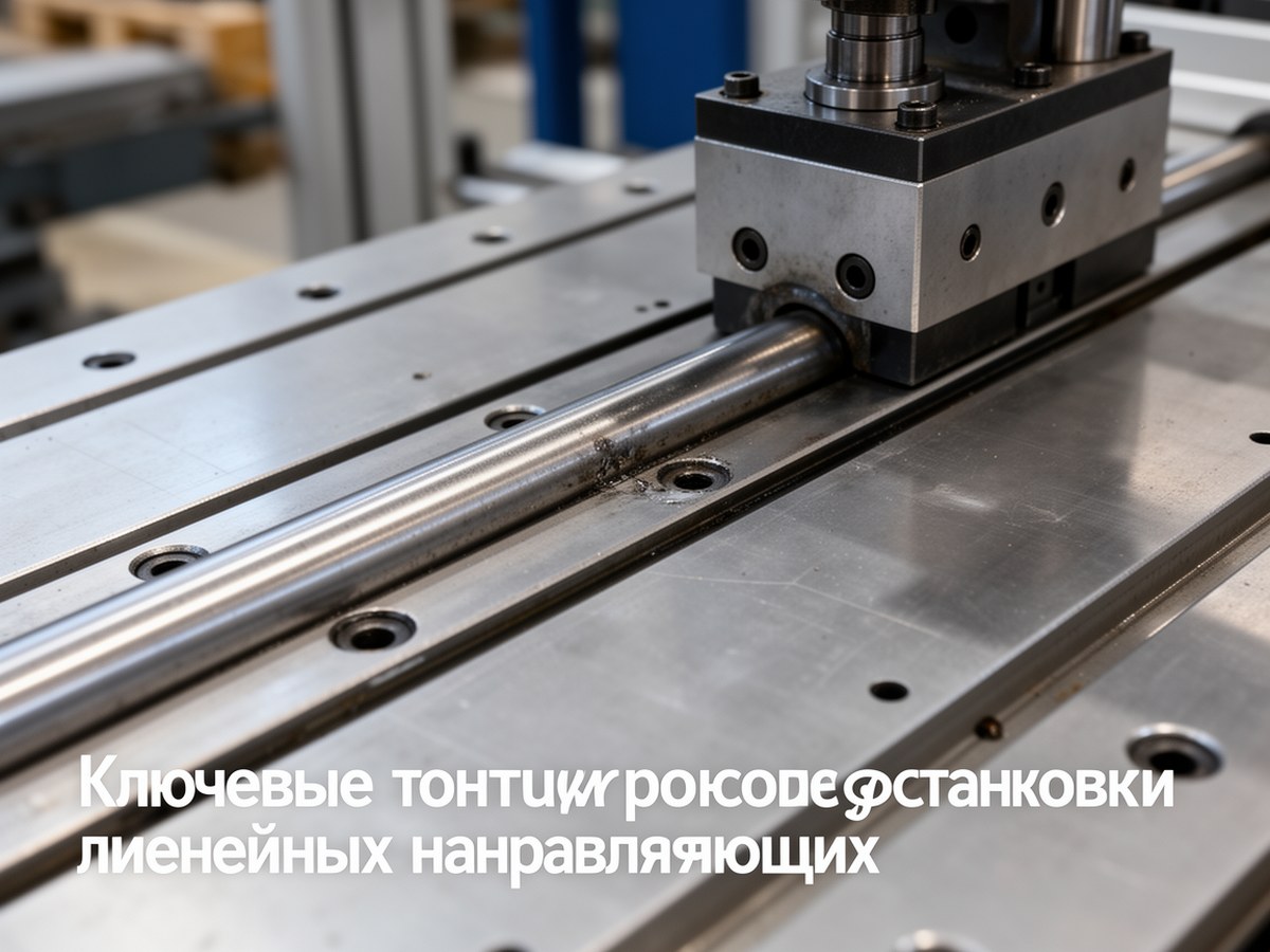 Ключевые точки проверки после установки линейных направляющих